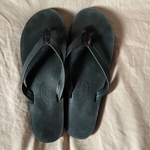 Rainbow Women’s flip flops in black